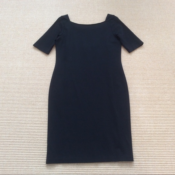 Talbots Black Sheath Dress Short Sleeve - 8 NWOT - Picture 12 of 12